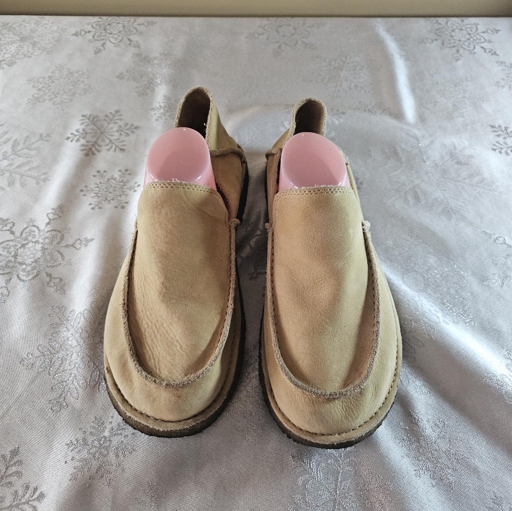 Hammock Pure Loafers Leather  M004 Men's Tan Casual  SZ 12 - Picture 2 of 14